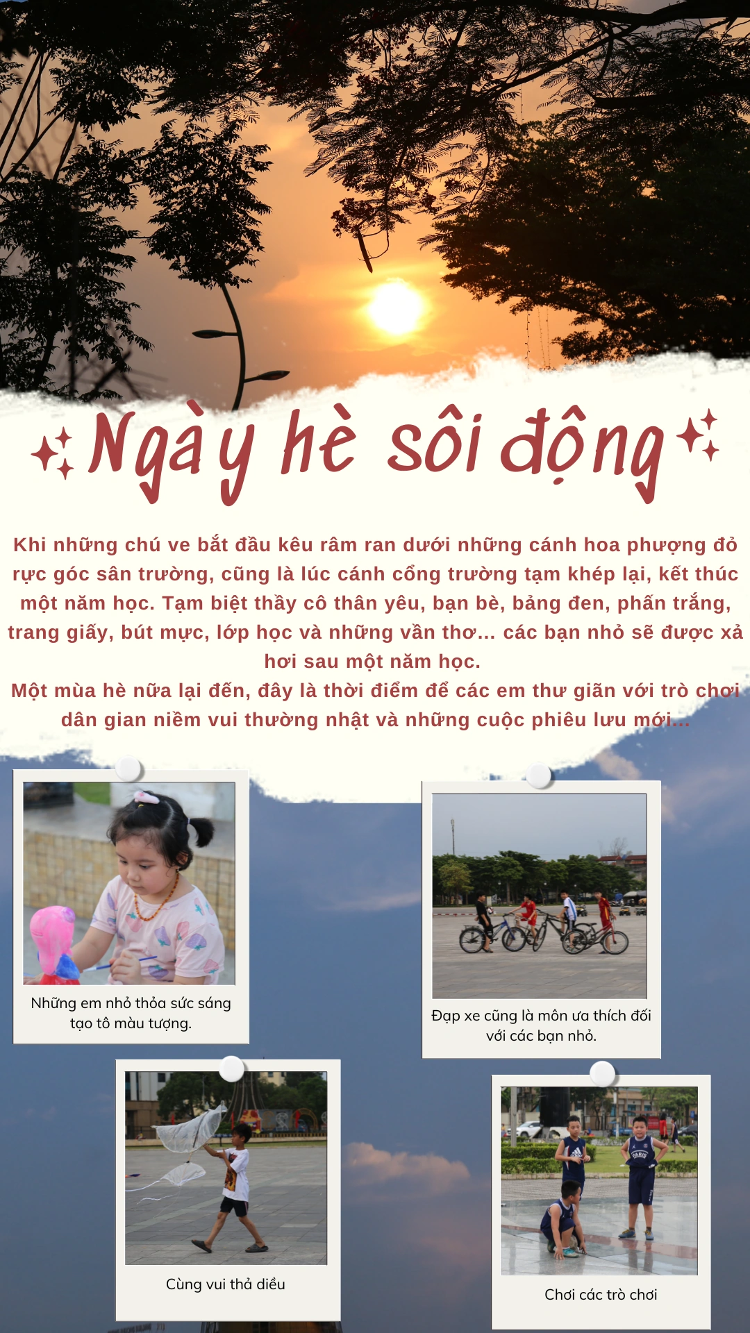 Ngày hè sôi động