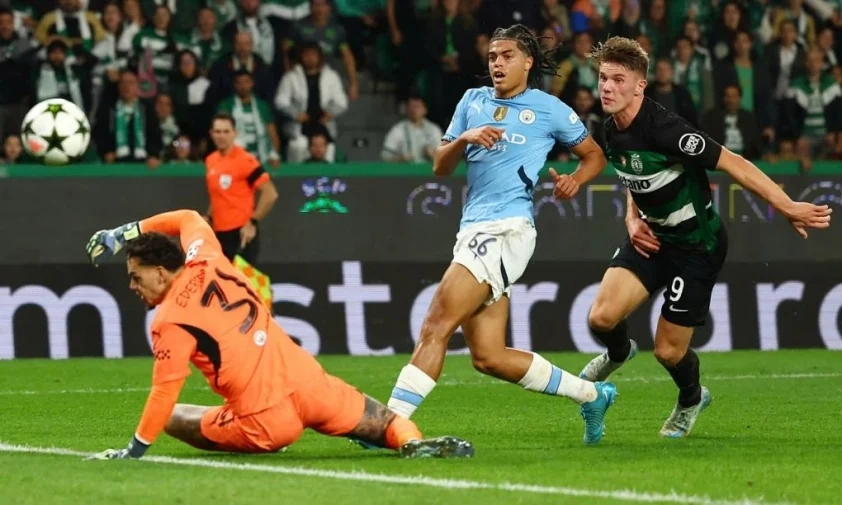 Tân HLV MU giúp Sporting đè bẹp Man City