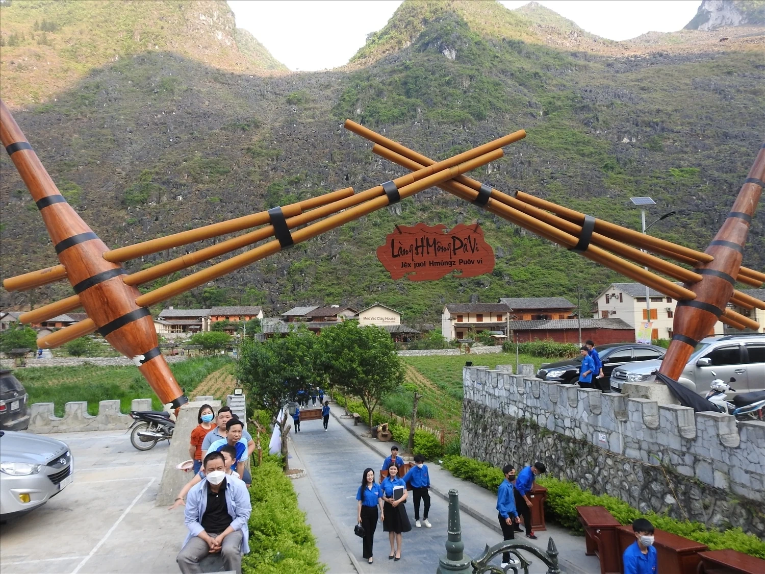 Một góc Làng văn hóa du lịch cộng đồng dân tộc Mông, xã Pả Vi, huyện Mèo Vạc, tỉnh Hà Giang. Xây dựng du lịch cộng đồng thành sản phẩm hoàn chỉnh, chủ đạo