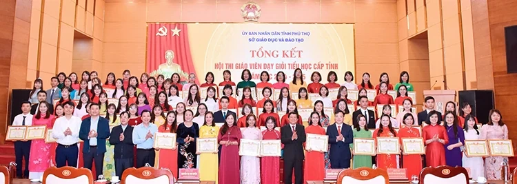 Tổng kết hội thi giáo viên dạy giỏi tiểu học cấp tỉnh năm học 2024-2025