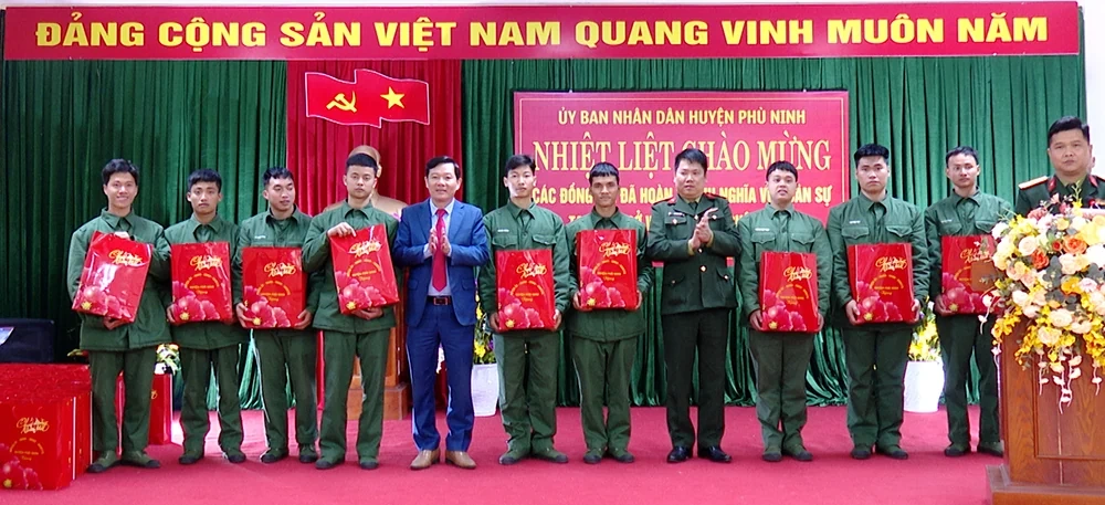 Toàn tỉnh đón 1.521 quân nhân xuất ngũ về địa phương