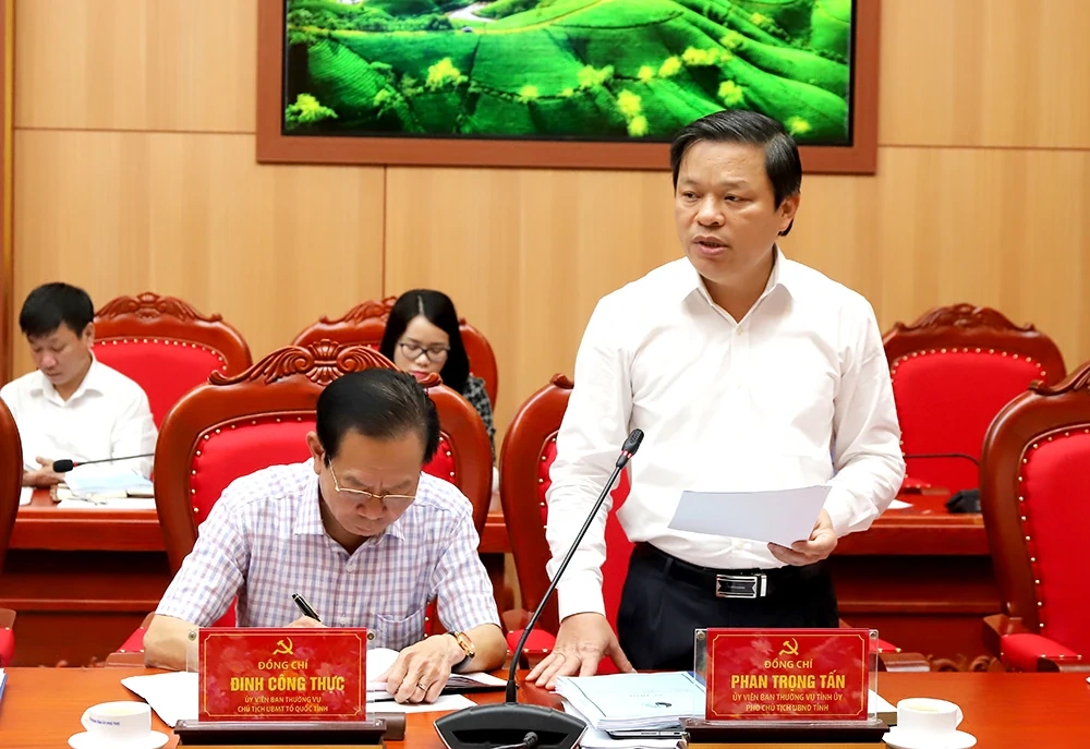 Ban Thường vụ Tỉnh ủy thông qua dự thảo điều chỉnh, bổ sung bảng giá các loại đất