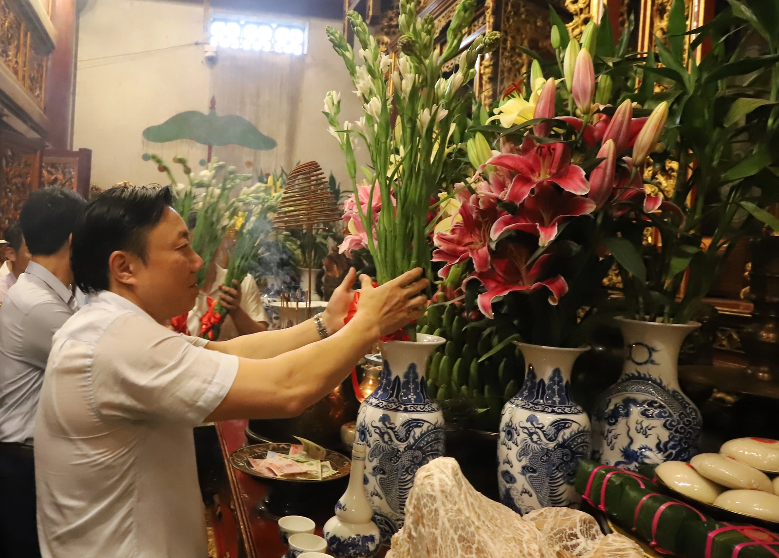 Kiểm tra thực địa tại Khu Di tích lịch sử Đền Hùng