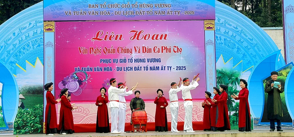 Bế mạc Liên hoan Văn nghệ quần chúng và Dân ca Phú Thọ