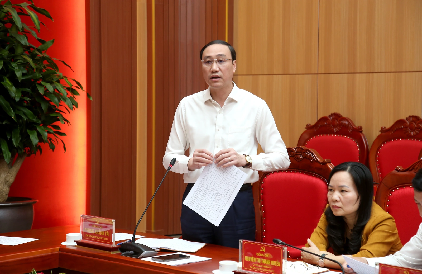 Họp Ban chỉ đạo thực hiện sắp xếp, tổ chức lại đơn vị hành chính các cấp tỉnh Phú Thọ