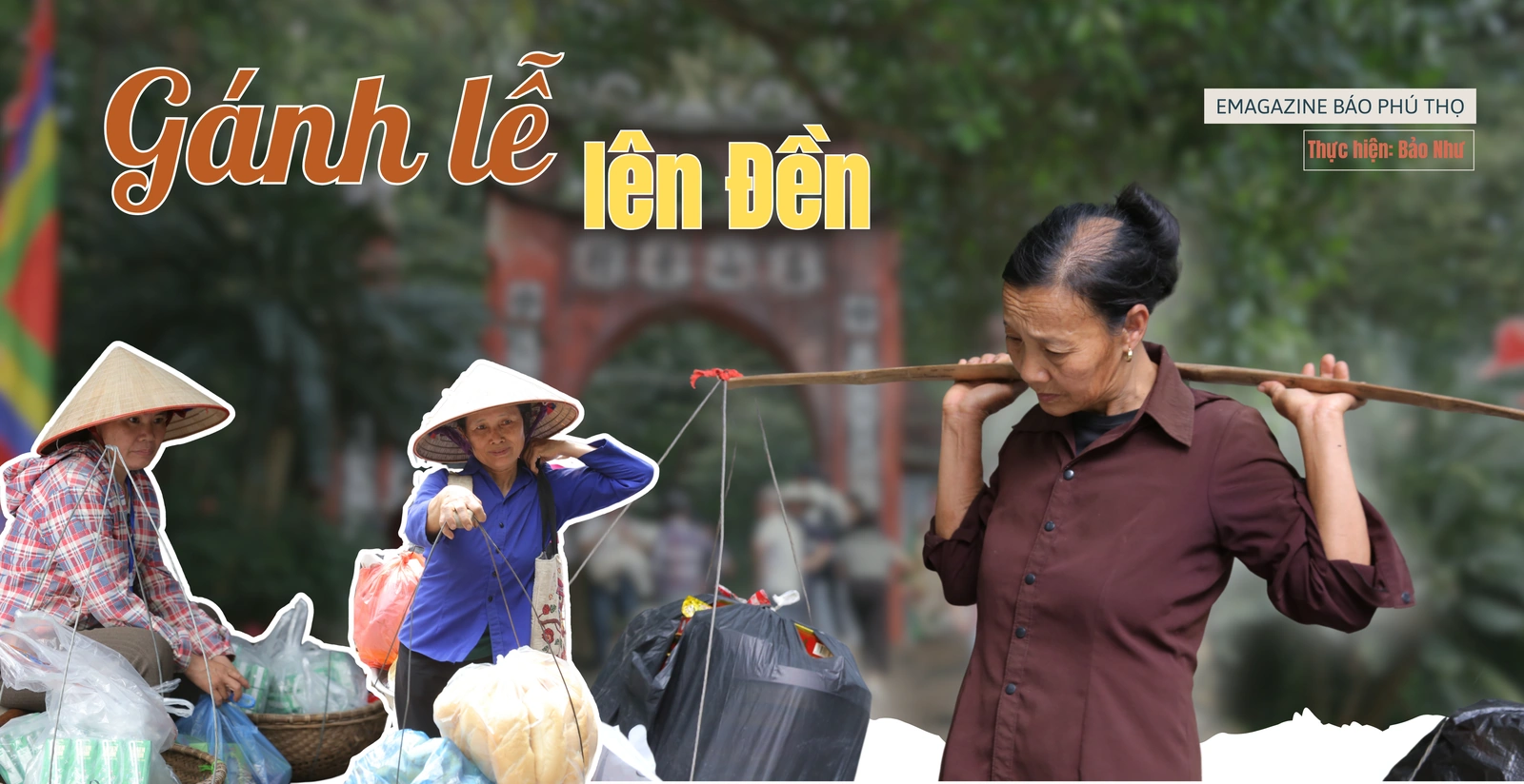 Gánh lễ lên Đền