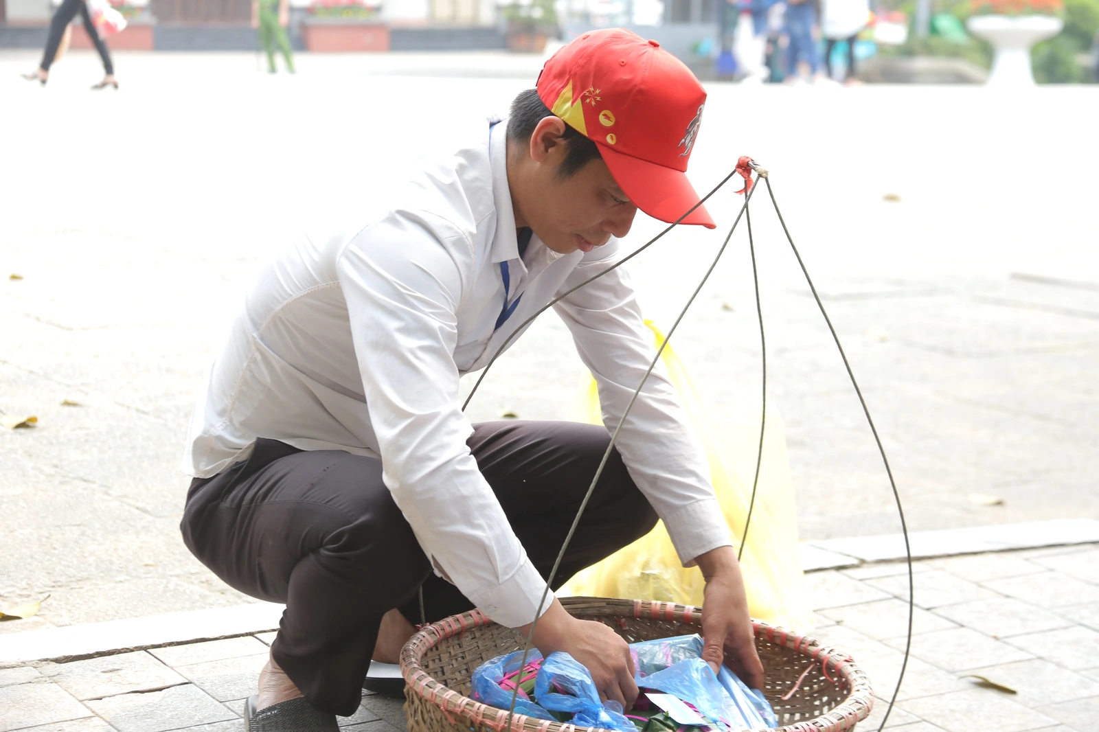 Gánh lễ lên Đền