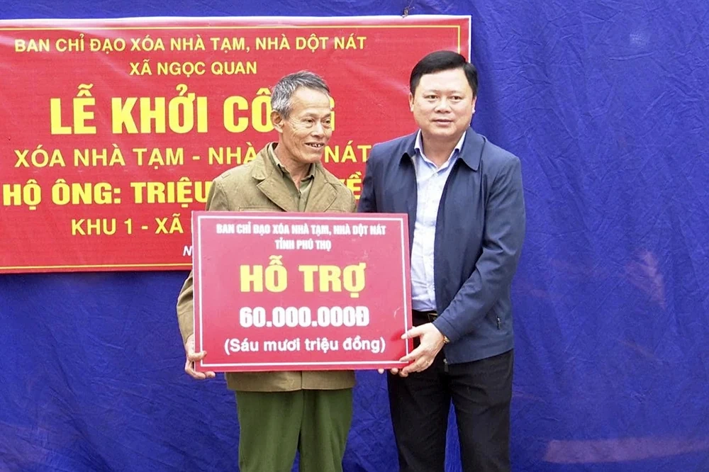 Đoan Hùng đẩy nhanh tiến độ xóa nhà tạm, nhà dột nát