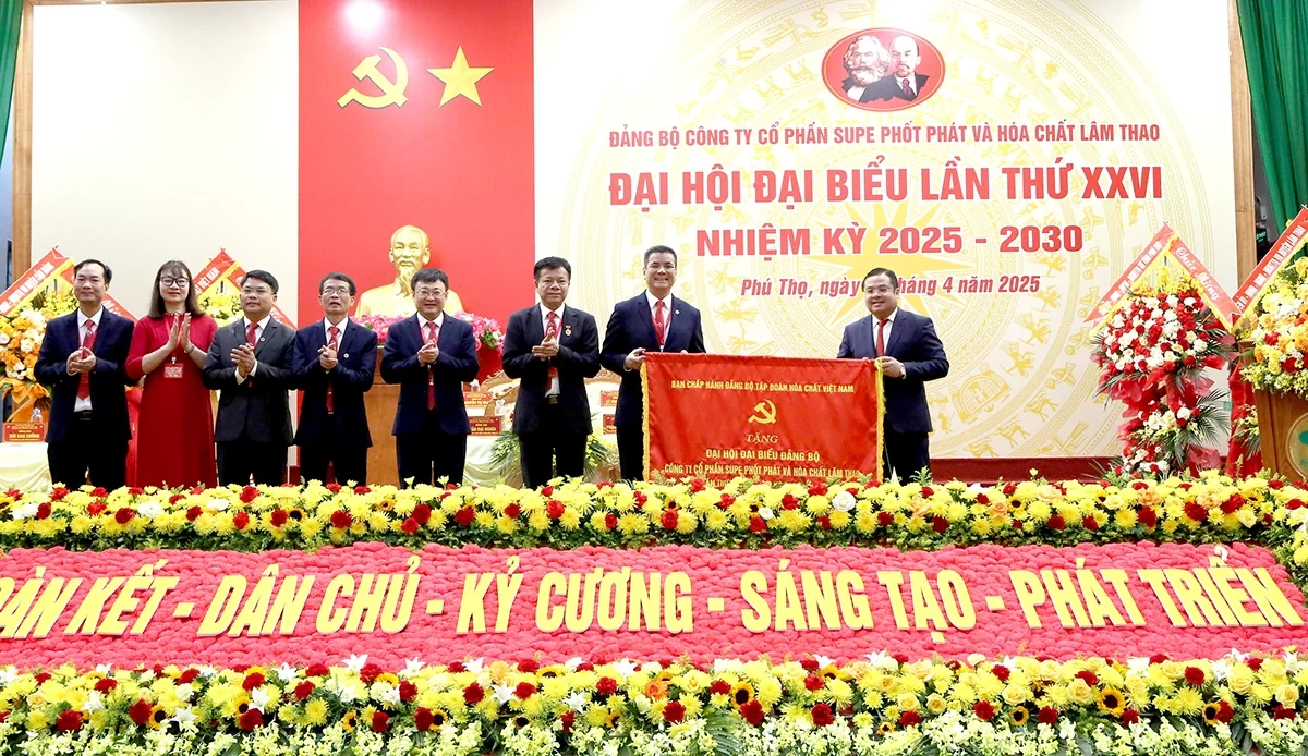 Đại hội đại biểu Đảng bộ Công ty CP Supe Phốt phát và Hóa chất Lâm Thao lần thứ XXVI