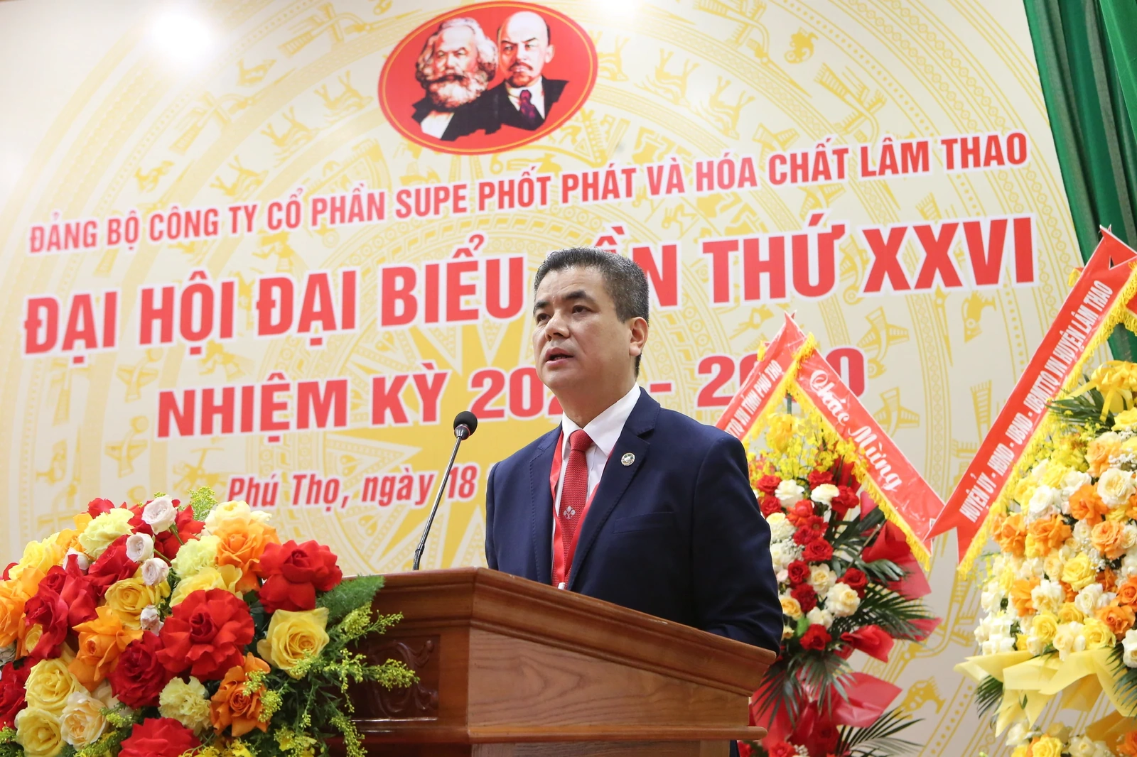 Đại hội đại biểu Đảng bộ Công ty CP Supe Phốt phát và Hóa chất Lâm Thao lần thứ XXVI