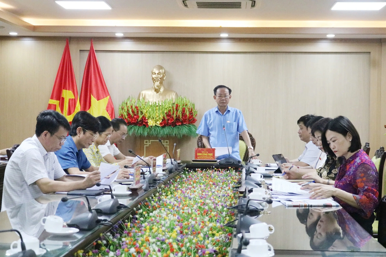 Ban Kinh tế - Ngân sách HĐND tỉnh thẩm tra dự thảo nghị quyết trình tại Kỳ họp chuyên đề thứ Chín, HĐND tỉnh