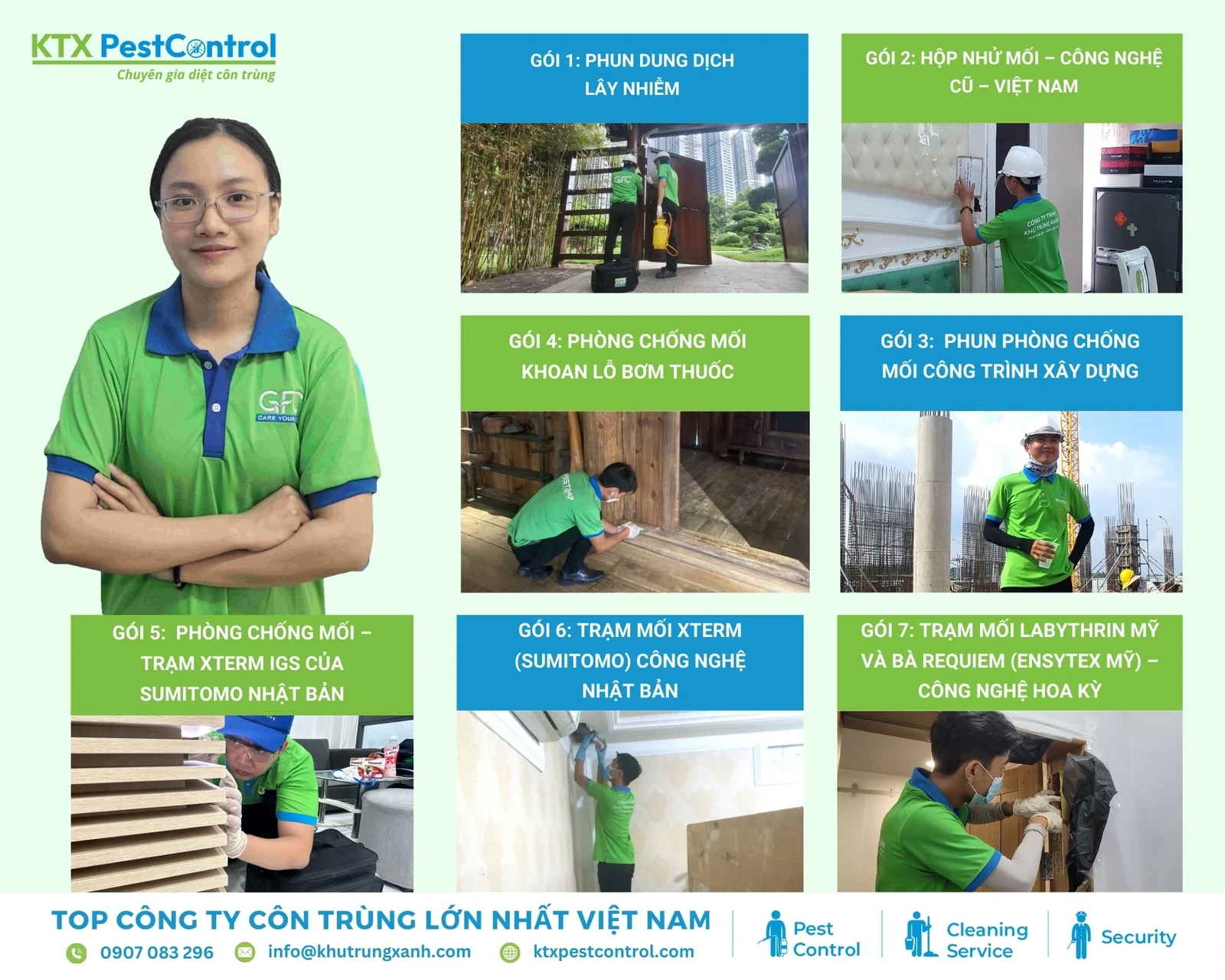 Diệt Côn Trùng KTX - Công ty chuyên cung cấp dịch vụ diệt mối tại nhà