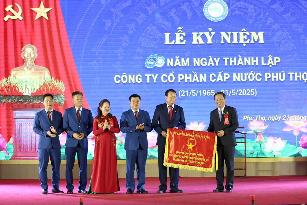 Kỷ niệm 60 năm ngày thành lập Công ty Cổ phần cấp nước Phú Thọ