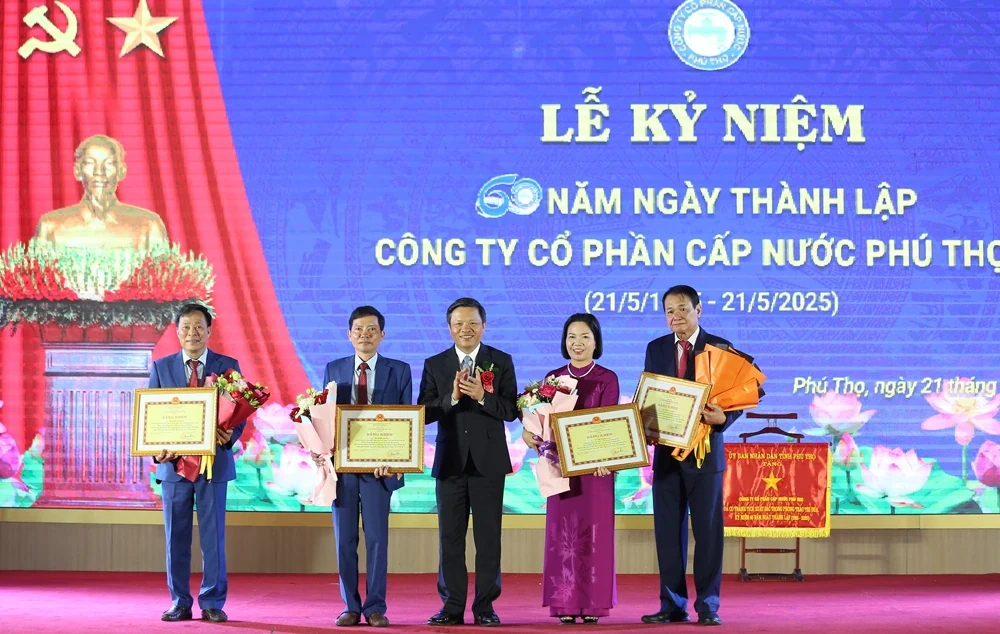 Kỷ niệm 60 năm ngày thành lập Công ty Cổ phần cấp nước Phú Thọ