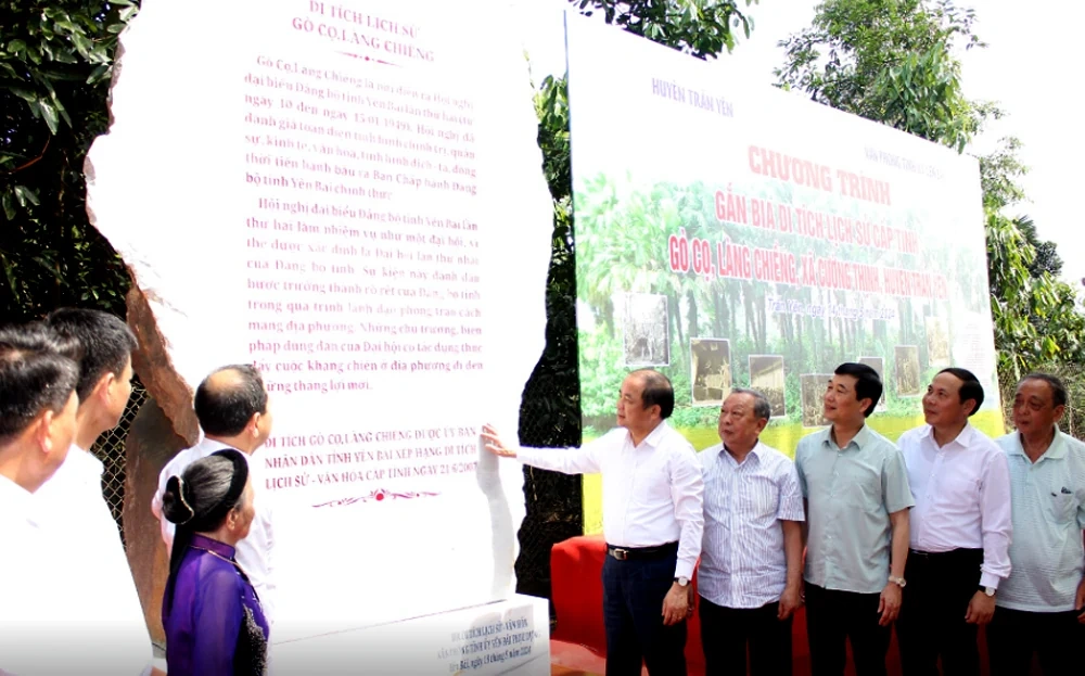 Trấn Yên phát huy giá trị “địa chỉ đỏ” để phát triển du lịch