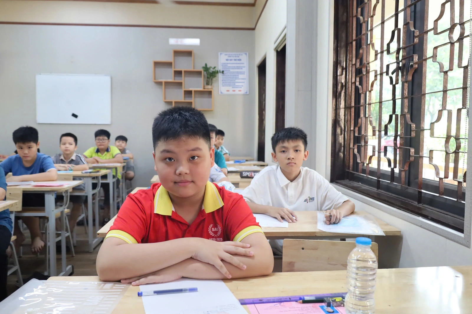 Kết thúc kiểm tra, đánh giá năng lực vào lớp 6 Trường THCS Văn Lang