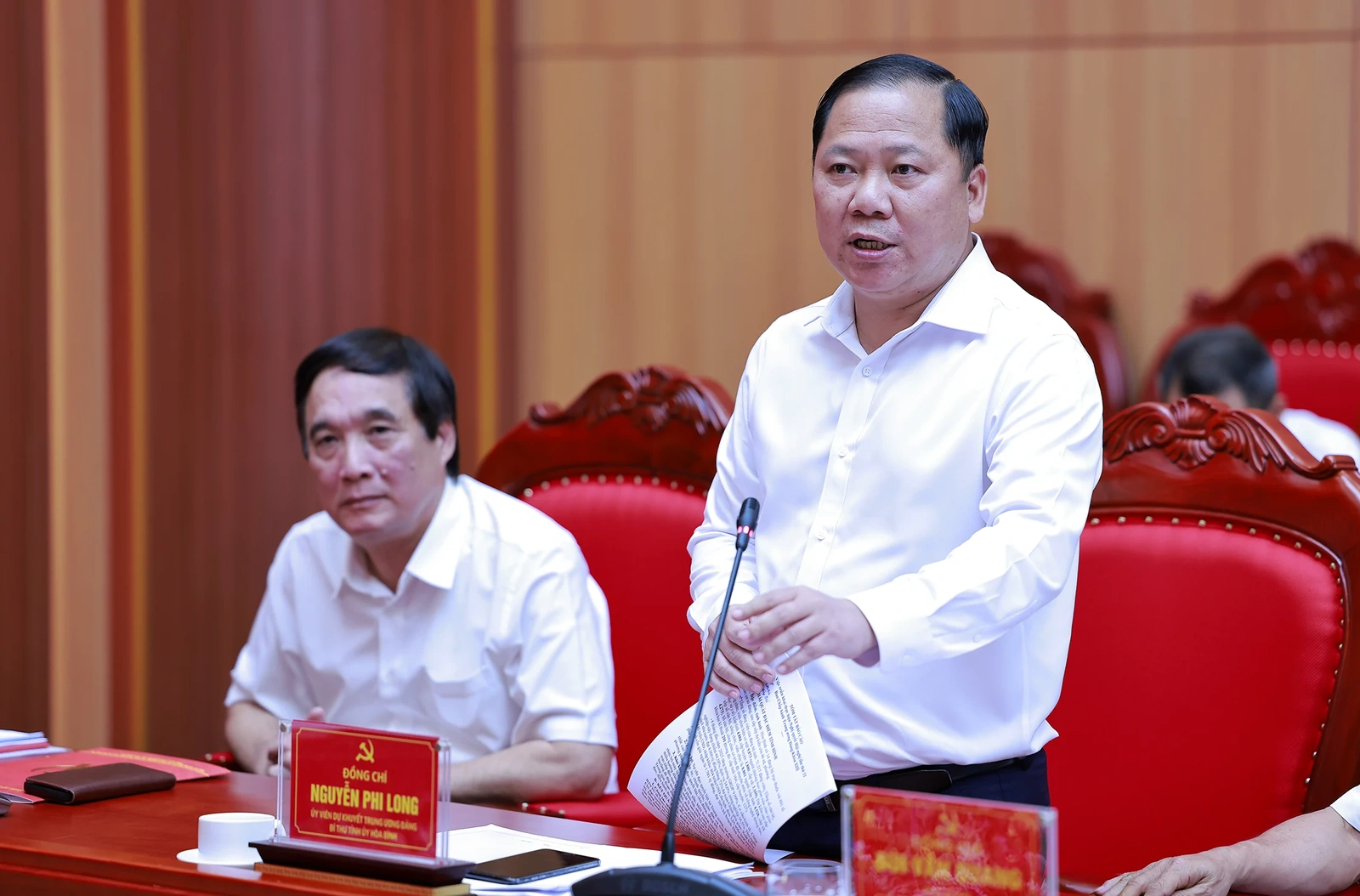 Bộ trưởng Bộ Công an Lương Tam Quang làm việc với Ban Thường vụ Tỉnh ủy Phú Thọ, Vĩnh Phúc, Hòa Bình