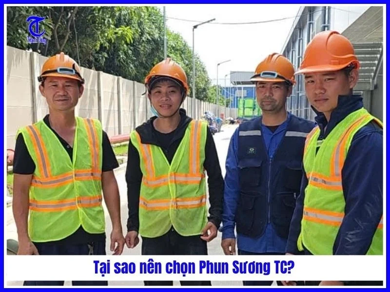Lắp đặt phun sương quán cafe tại Hà Nội - Phun Sương TC