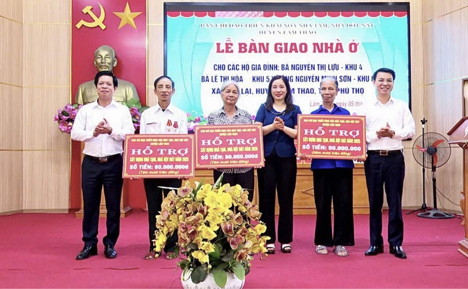 Lâm Thao: 7 xã hoàn thành mục tiêu xóa nhà tạm, nhà dột nát năm 2025