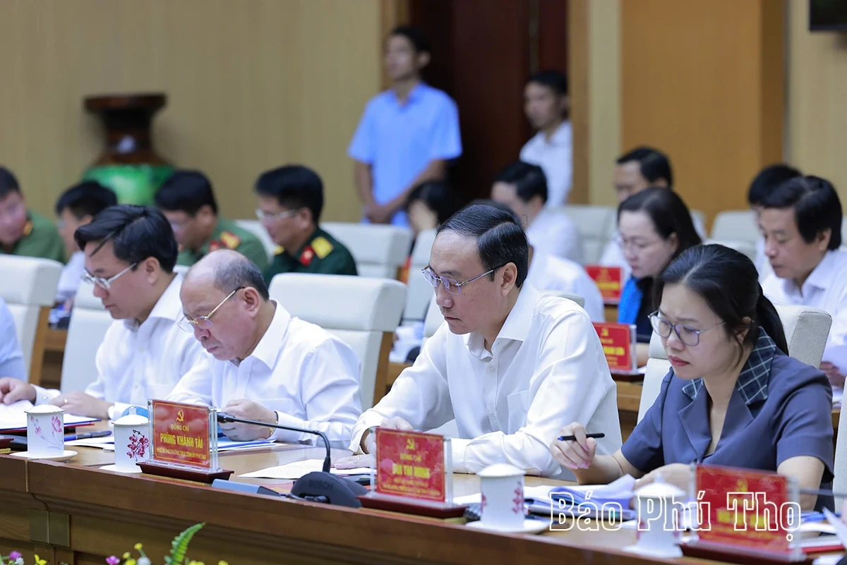 Tổng Bí thư Tô Lâm làm việc với Ban Thường vụ Tỉnh ủy Phú Thọ, Vĩnh Phúc, Hòa Bình