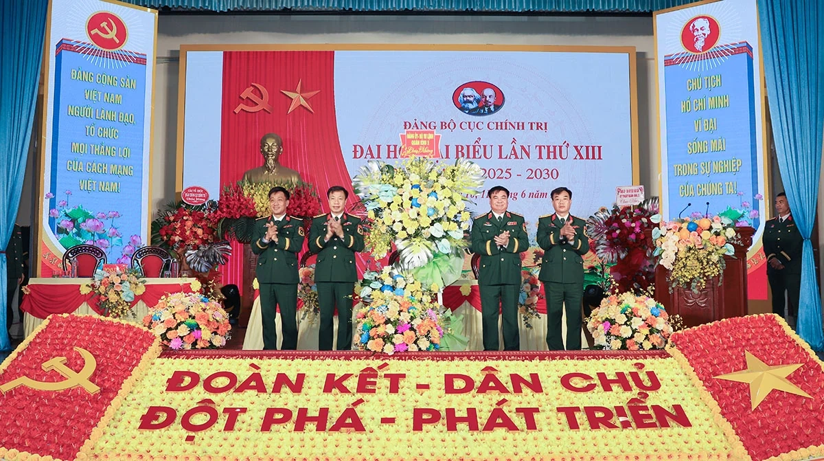 Đại hội Đảng bộ Cục Chính trị Quân khu 2 lần thứ XIII, nhiệm kỳ 2025-2030