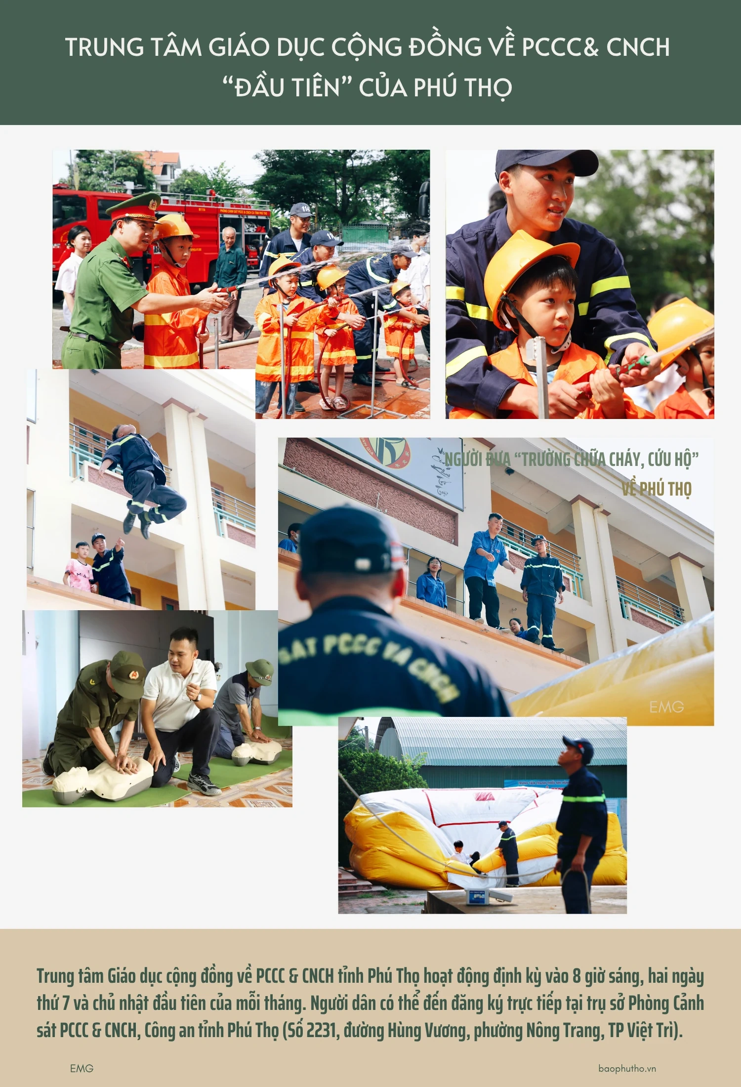 Người đưa “trường chữa cháy, cứu hộ” về Phú Thọ