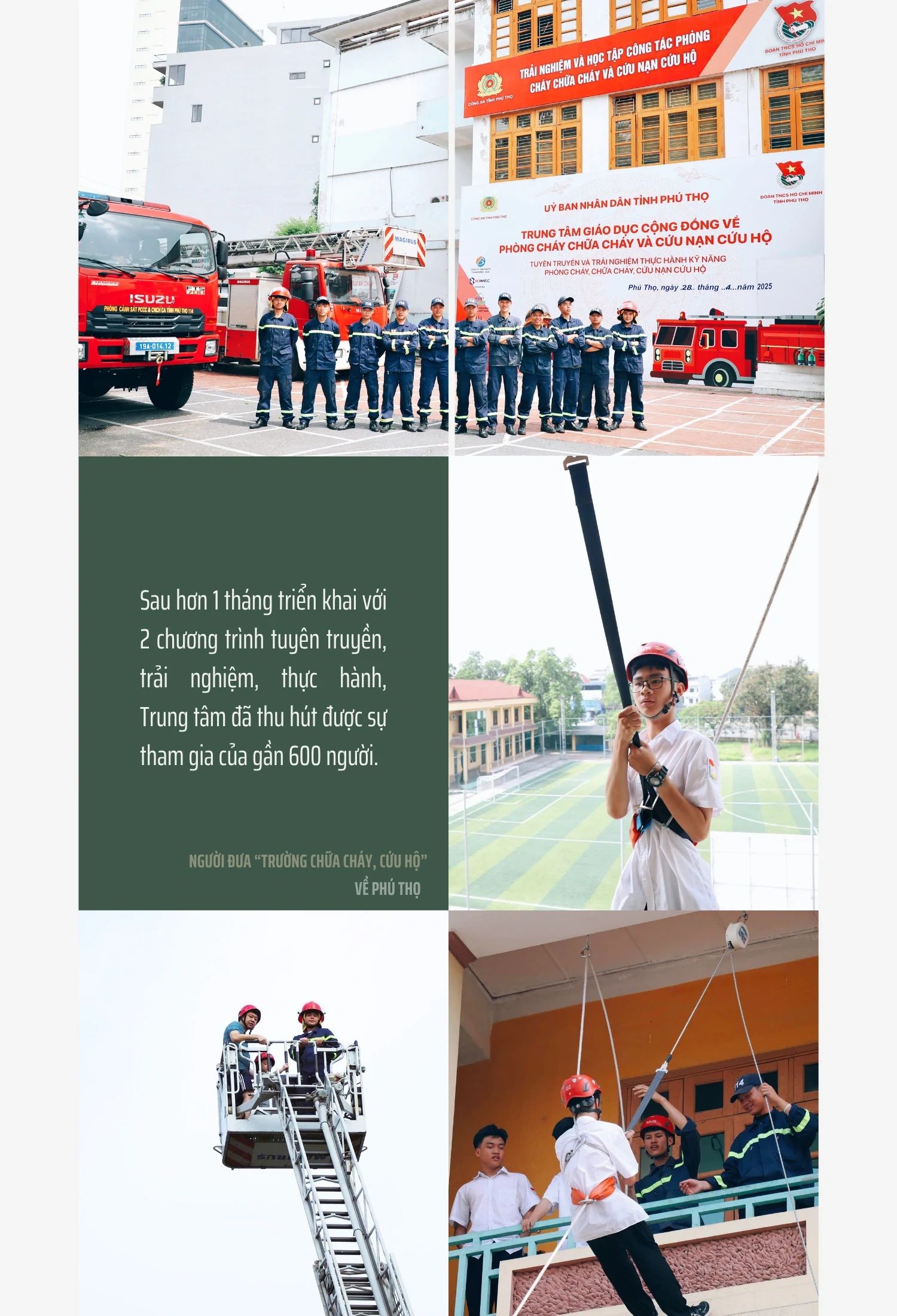 Người đưa “trường chữa cháy, cứu hộ” về Phú Thọ