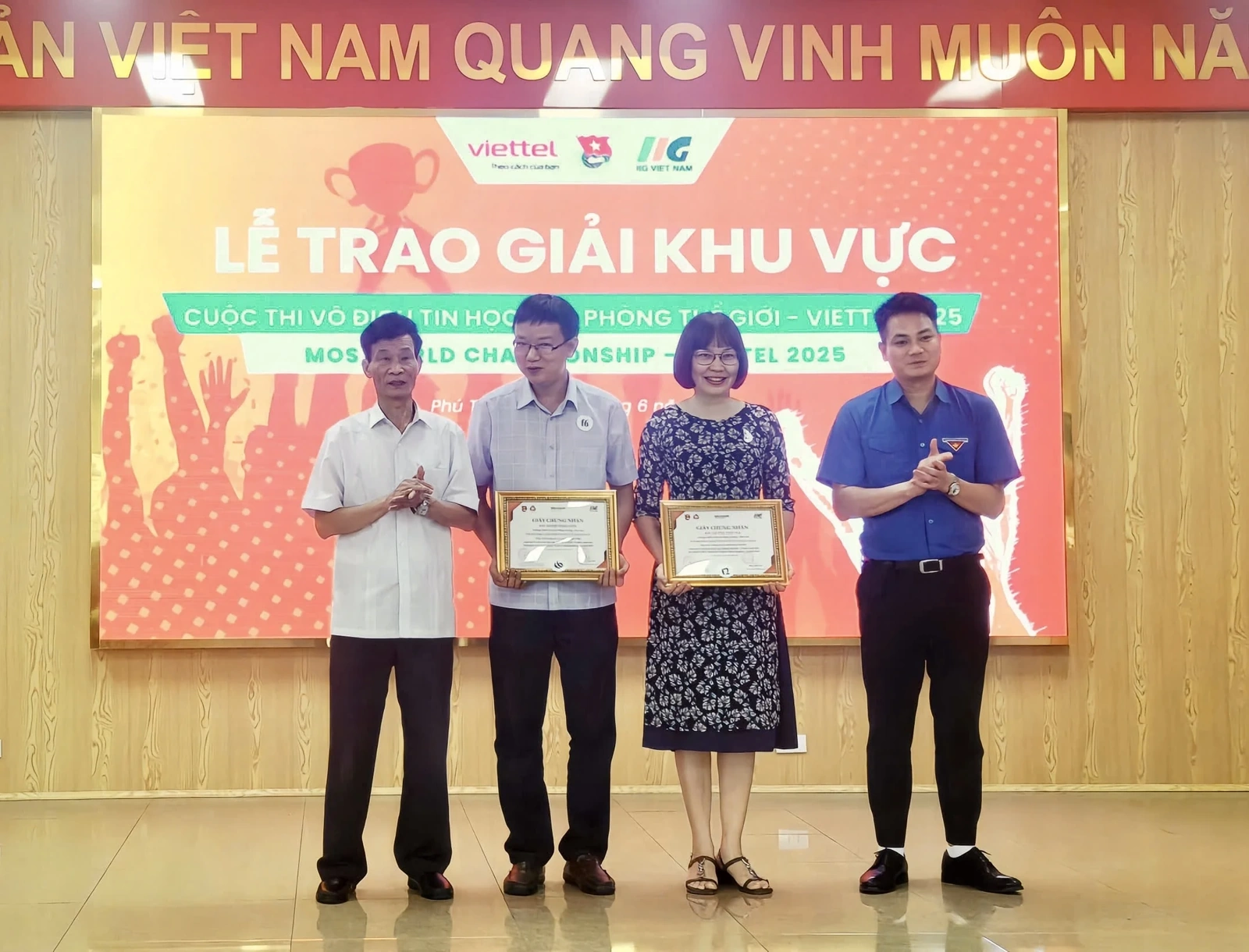 Phú Thọ dẫn đầu cuộc thi Tin học văn phòng khu vực Trung du và miền núi phía Bắc