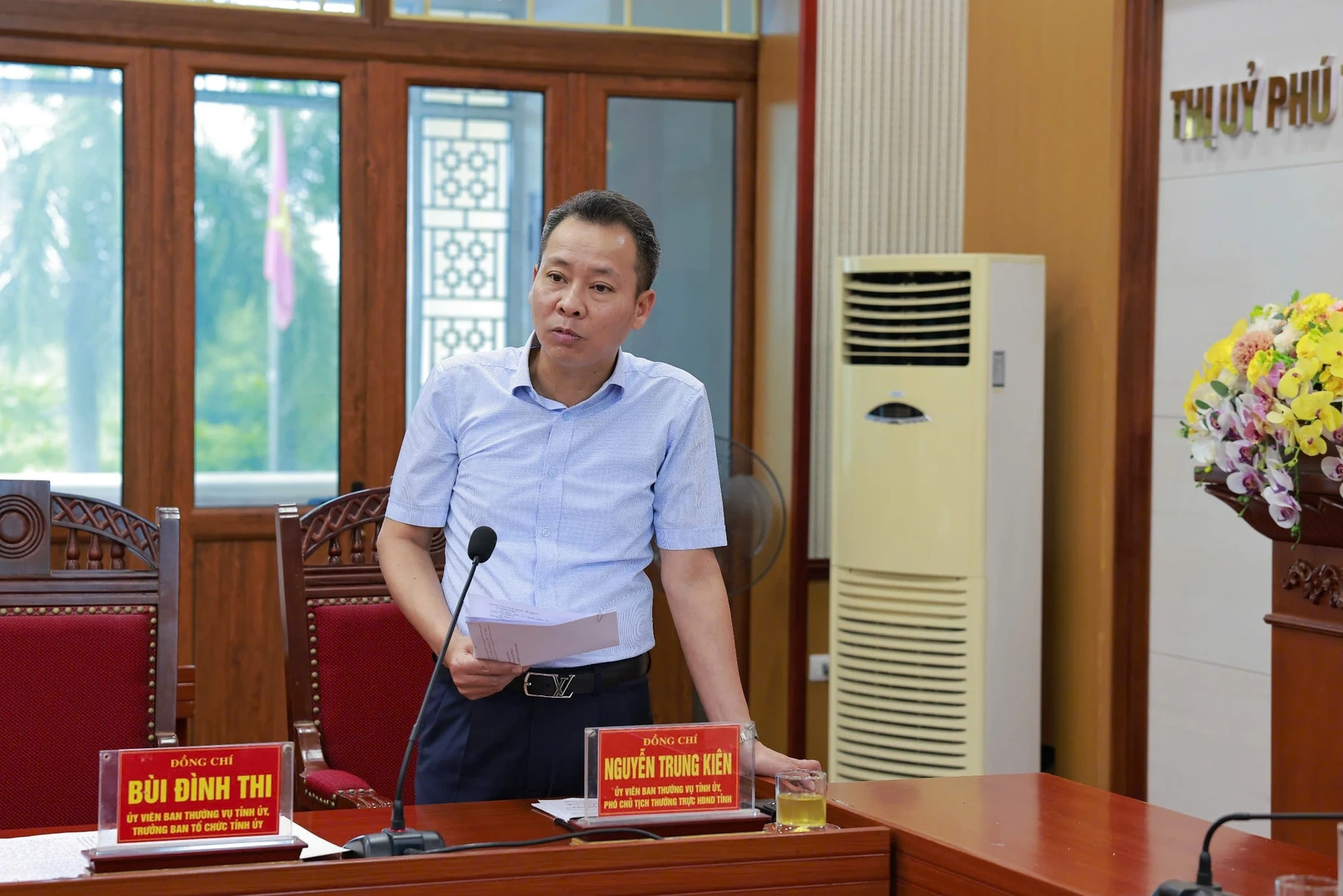 Chủ tịch UBND tỉnh kiểm tra tiến độ thực hiện sắp xếp, vận hành mô hình chính quyền địa phương 2 cấp