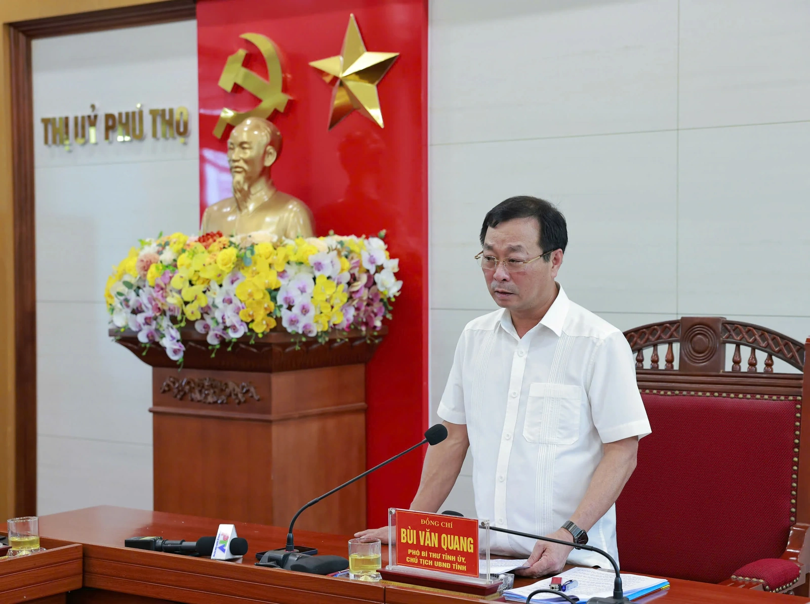 Chủ tịch UBND tỉnh kiểm tra tiến độ thực hiện sắp xếp, vận hành mô hình chính quyền địa phương 2 cấp