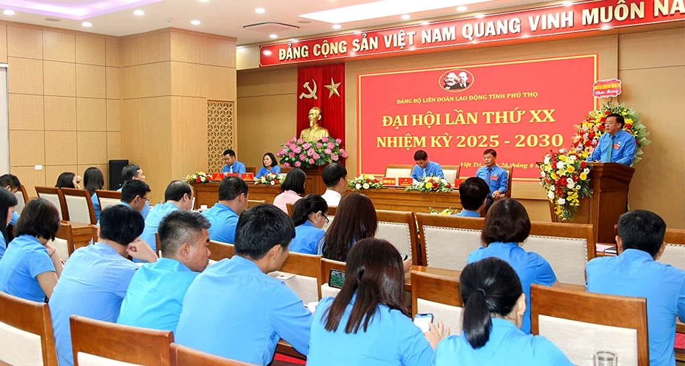 Đại hội đại biểu Đảng bộ Liên đoàn Lao động tỉnh nhiệm kỳ 2025 - 2030