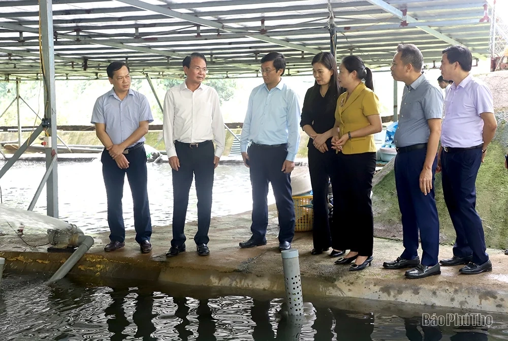 Bí thư Tỉnh ủy Đặng Xuân Phong thăm và làm việc tại xã Trung Sơn