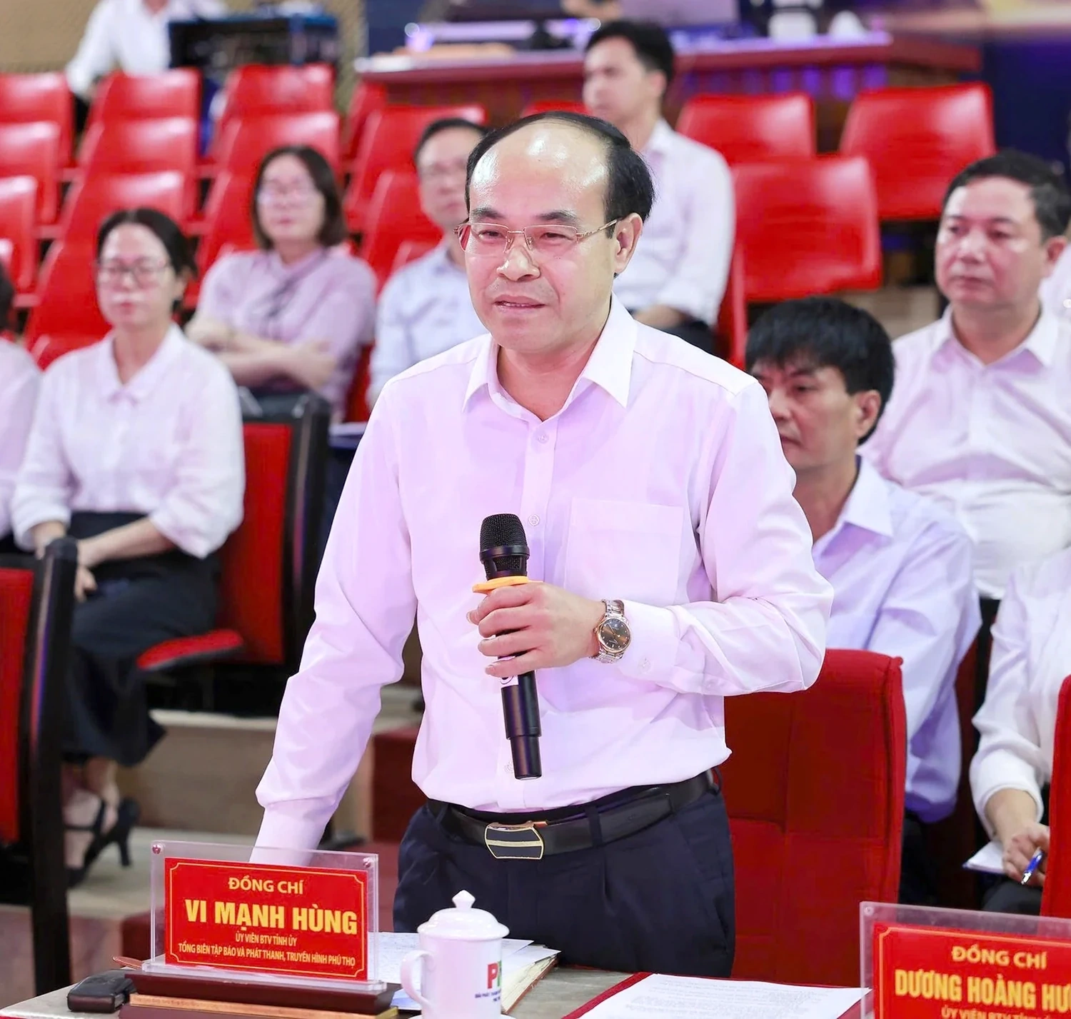 Thường trực Tỉnh uỷ làm việc với Báo và phát thanh, truyền hình Phú Thọ