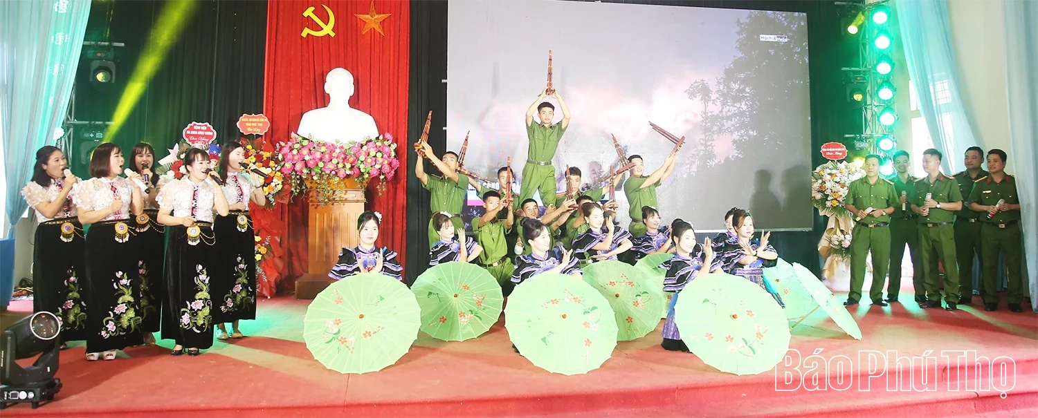 Xã Chí Đám tổ chức điểm “Ngày hội toàn dân bảo vệ an ninh Tổ quốc”