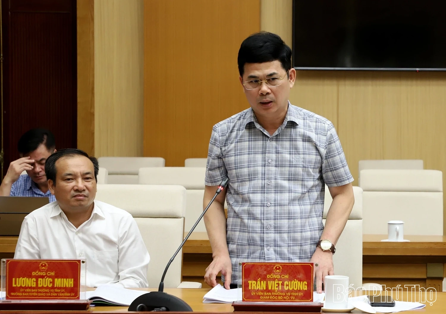 Tổ công tác số 4 của Ban Thường vụ Tỉnh ủy duyệt văn kiện Đại hội Đảng bộ Công an tỉnh nhiệm kỳ 2025-2030