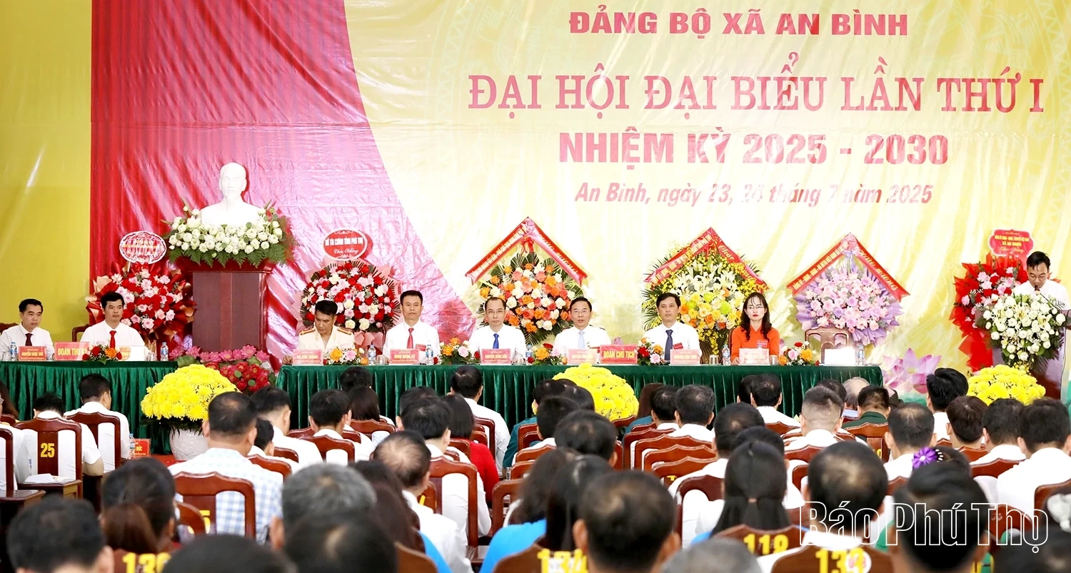 Đại hội Đảng bộ xã An Bình lần thứ I, nhiệm kỳ 2025 - 2030