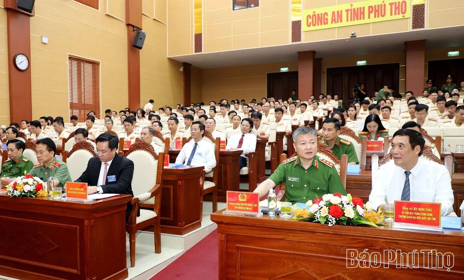 Đại hội đại biểu Đảng bộ Công an tỉnh Phú Thọ lần thứ I, nhiệm kỳ 2025 - 2030 thành công tốt đẹp