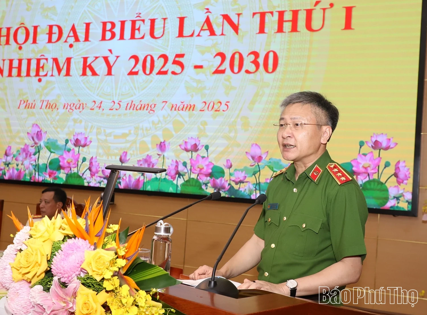Đại hội đại biểu Đảng bộ Công an tỉnh Phú Thọ lần thứ I, nhiệm kỳ 2025 - 2030 thành công tốt đẹp