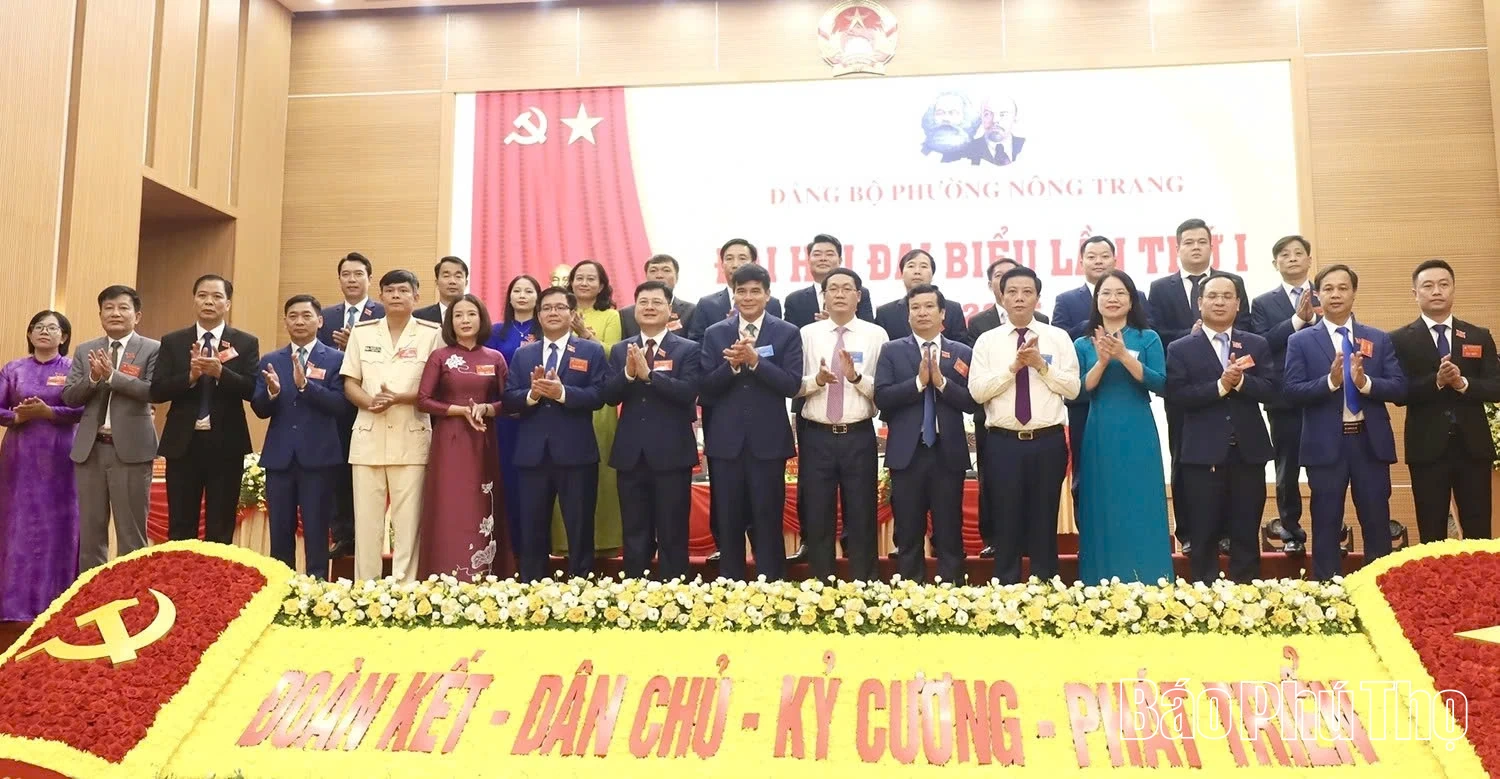 Đại hội đại biểu Đảng bộ phường Nông Trang, nhiệm kỳ 2025-2030