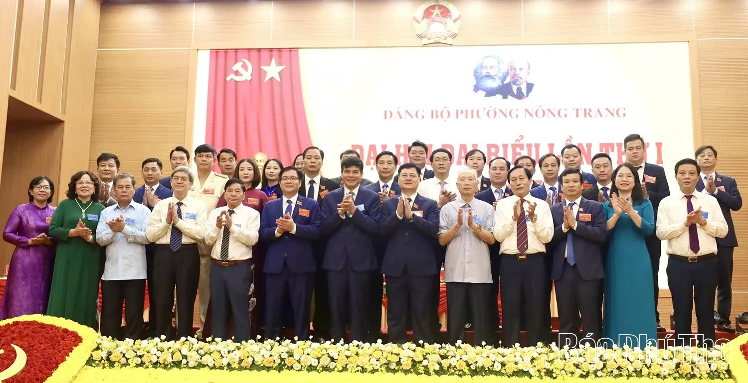 Đại hội đại biểu Đảng bộ phường Nông Trang, nhiệm kỳ 2025-2030