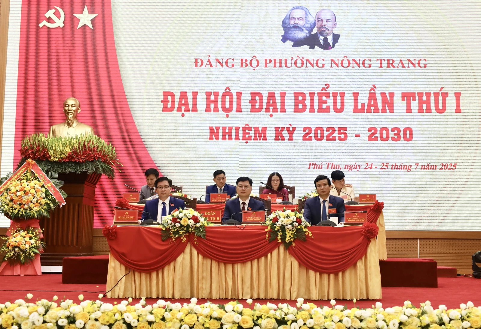 Đại hội đại biểu Đảng bộ phường Nông Trang, nhiệm kỳ 2025-2030