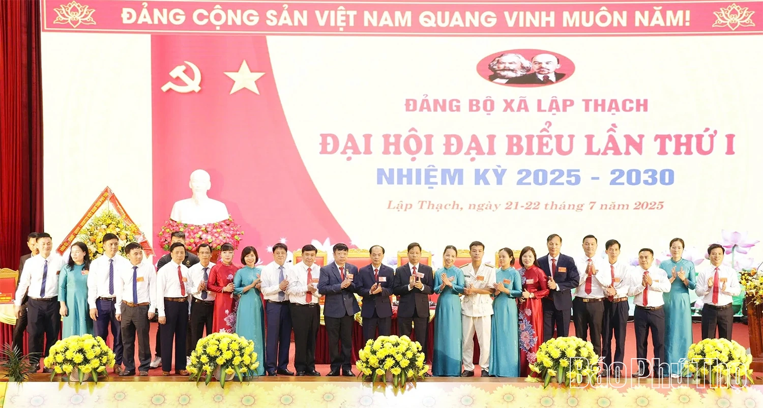 Đại hội Đại biểu Đảng bộ xã Lập Thạch lần thứ I , nhiệm kỳ 2025 - 2030