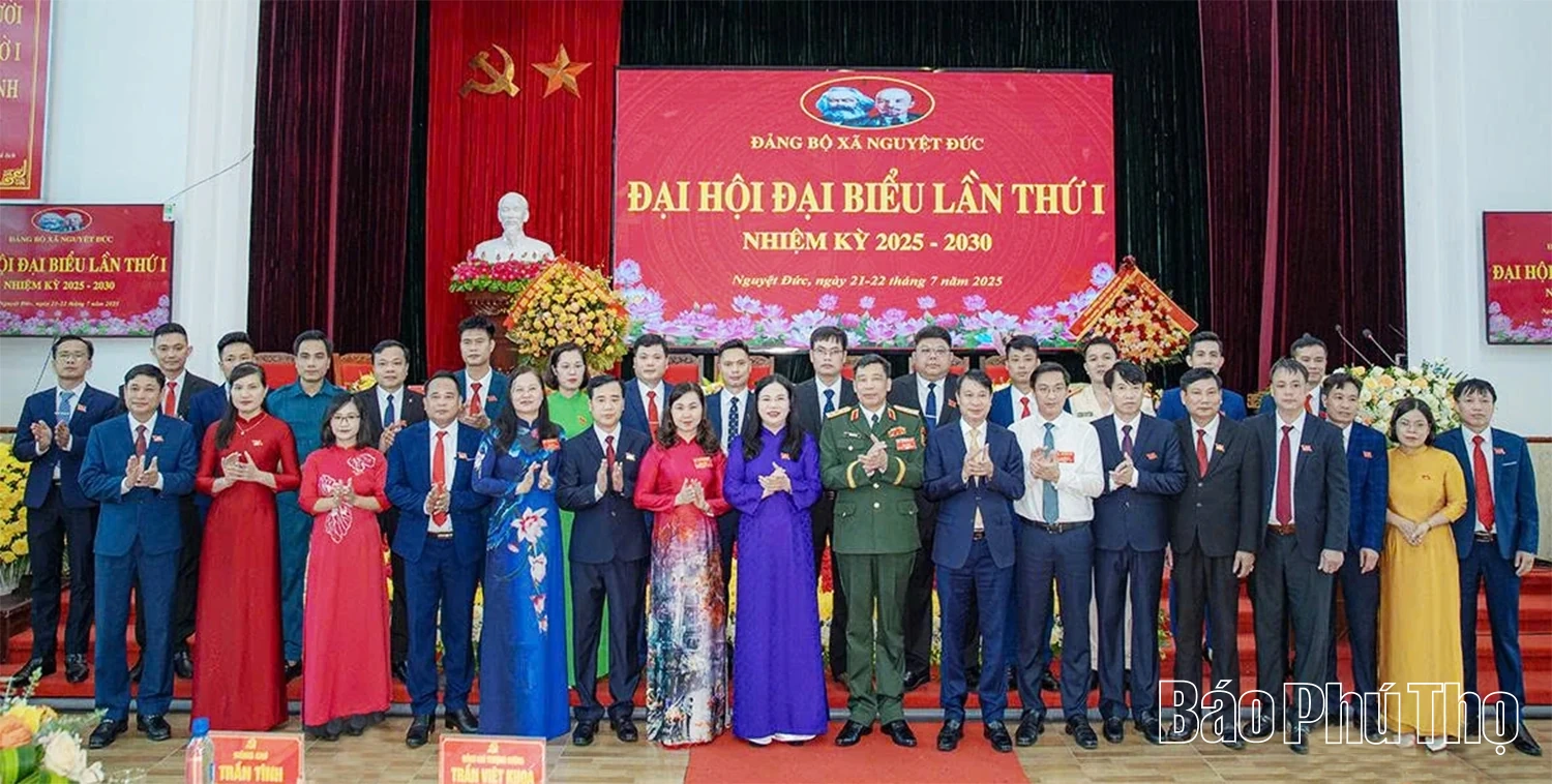Đại hội đại biểu Đảng bộ xã Nguyệt Đức lần thứ nhất, nhiệm kỳ 2025 - 2030