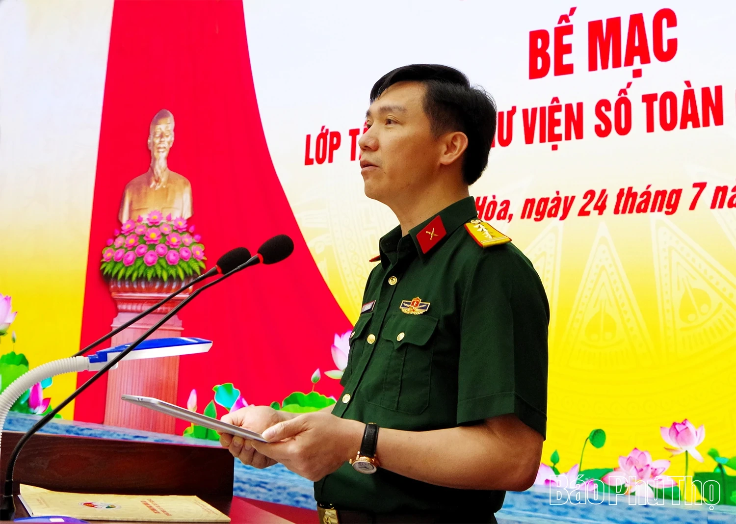 Bế mạc tập huấn thư viện số toàn quân năm 2025