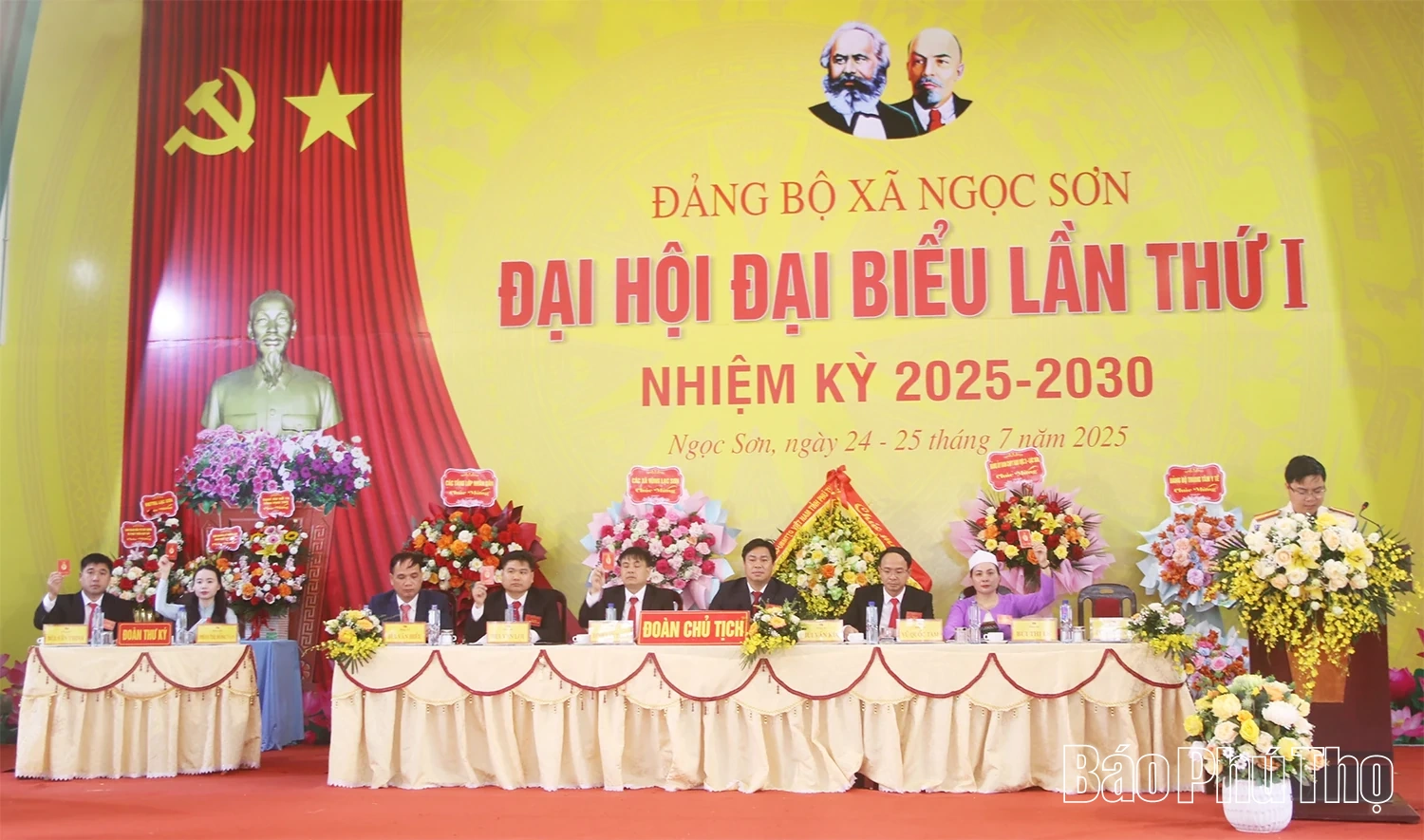 Đại hội Đảng bộ xã Ngọc Sơn lần thứ I, nhiệm kỳ 2025-2030
