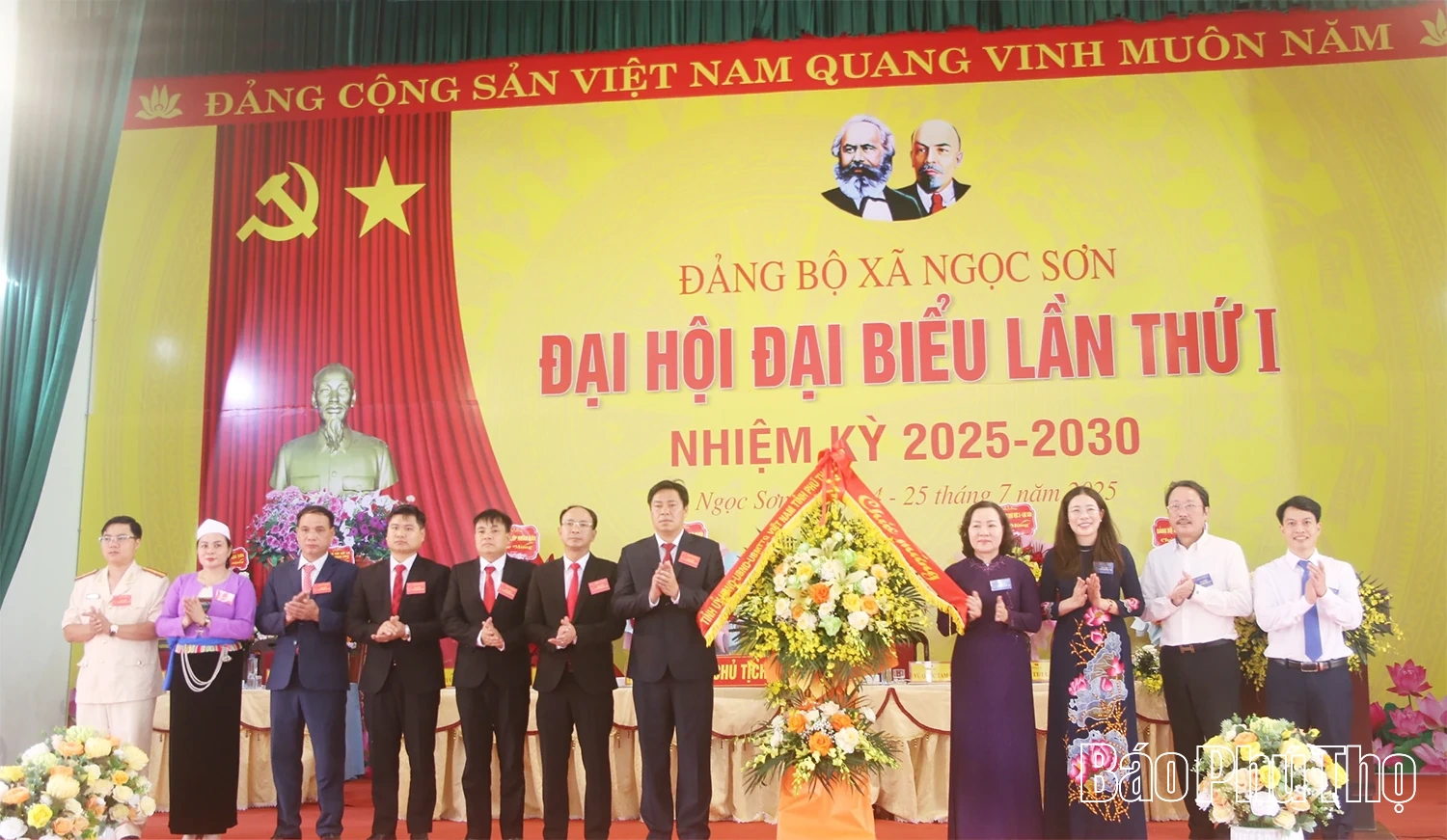 Đại hội Đảng bộ xã Ngọc Sơn lần thứ I, nhiệm kỳ 2025-2030
