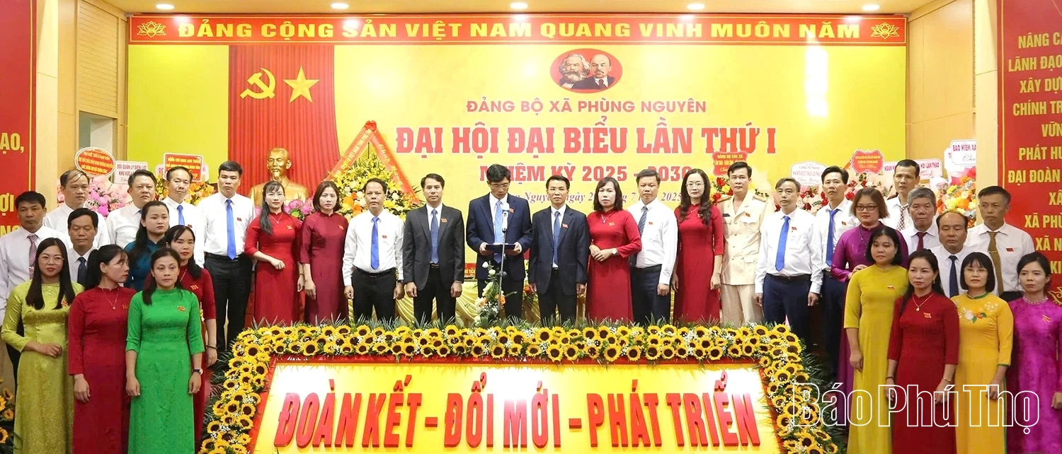 Đại hội đại biểu Đảng bộ xã Phùng Nguyên lần thứ I, nhiệm kỳ 2025-2030