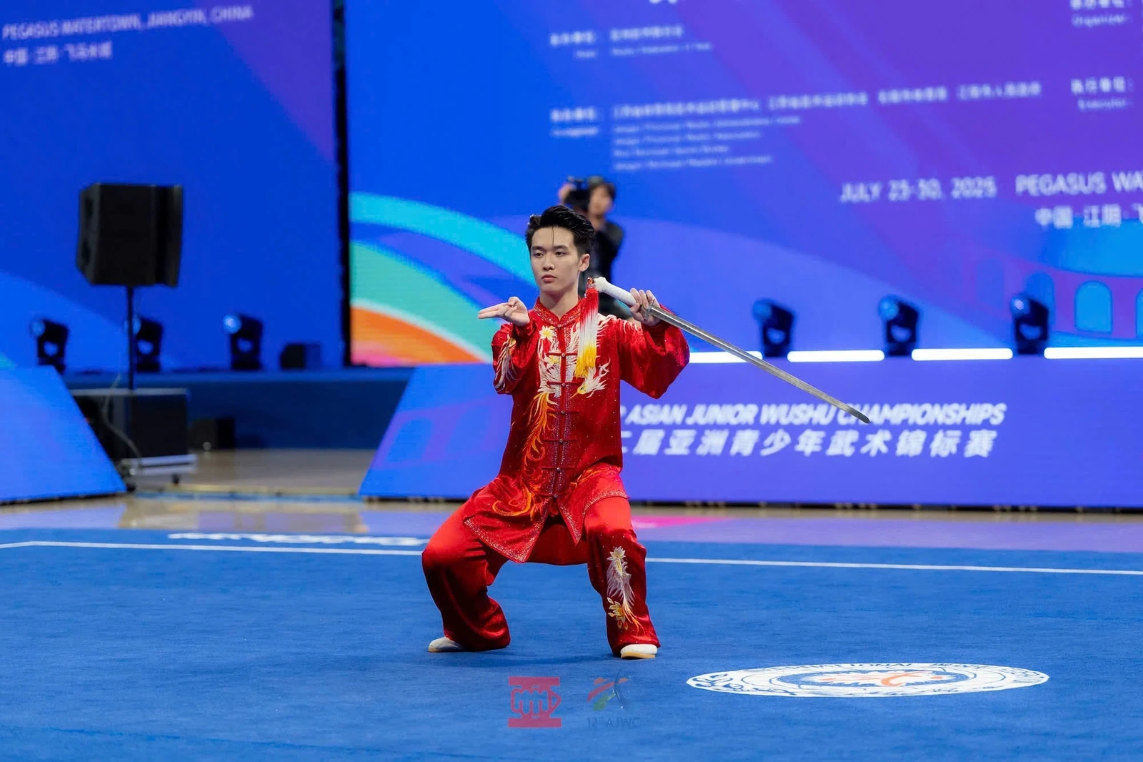 Cặp VĐV Phú Thọ giành “cú đúp Vàng” tại Giải Vô địch Wushu trẻ châu Á 2025