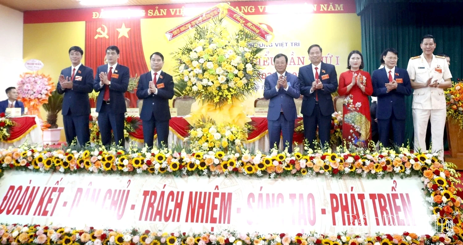 Đại hội đại biểu Đảng bộ phường Việt Trì lần thứ I, nhiệm kỳ 2025 - 2030