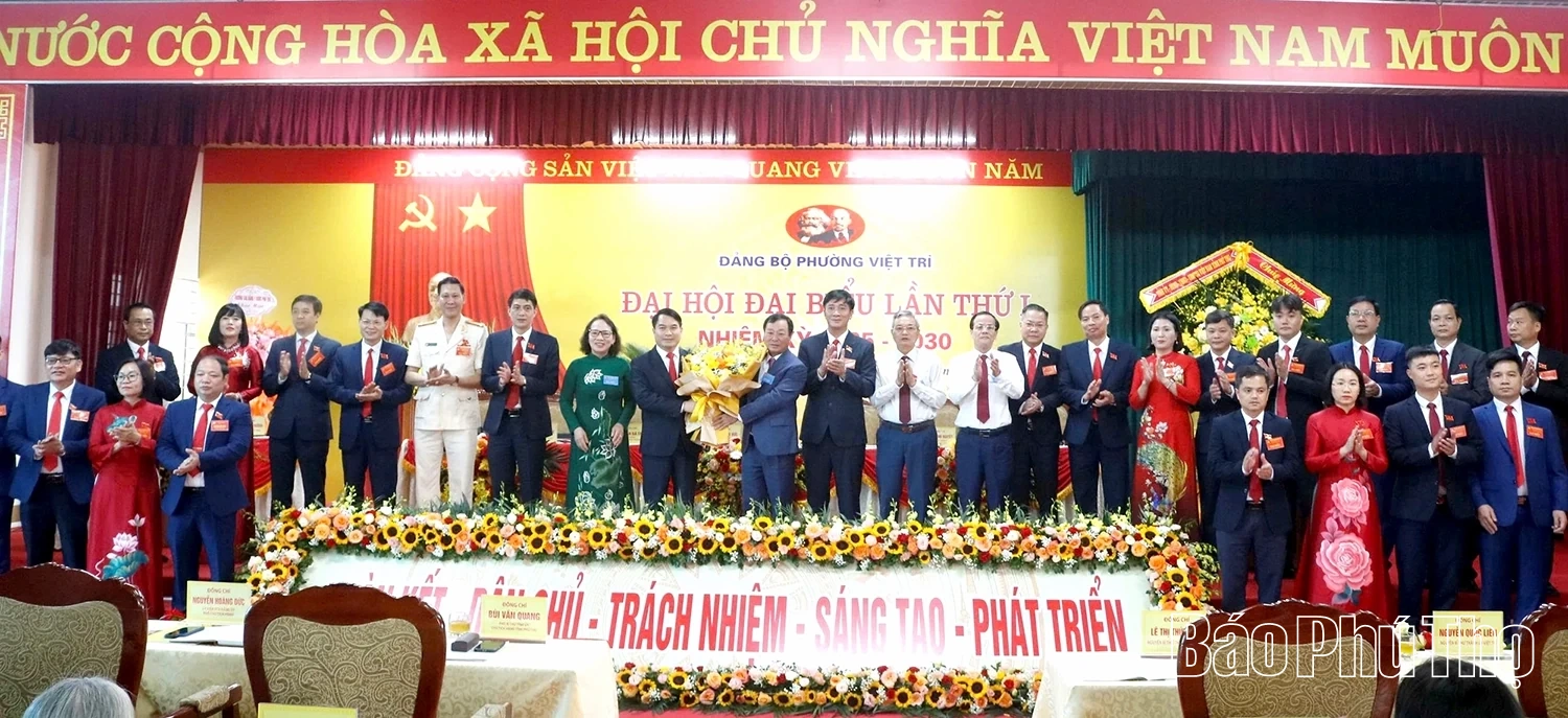 Đại hội đại biểu Đảng bộ phường Việt Trì lần thứ I, nhiệm kỳ 2025 - 2030